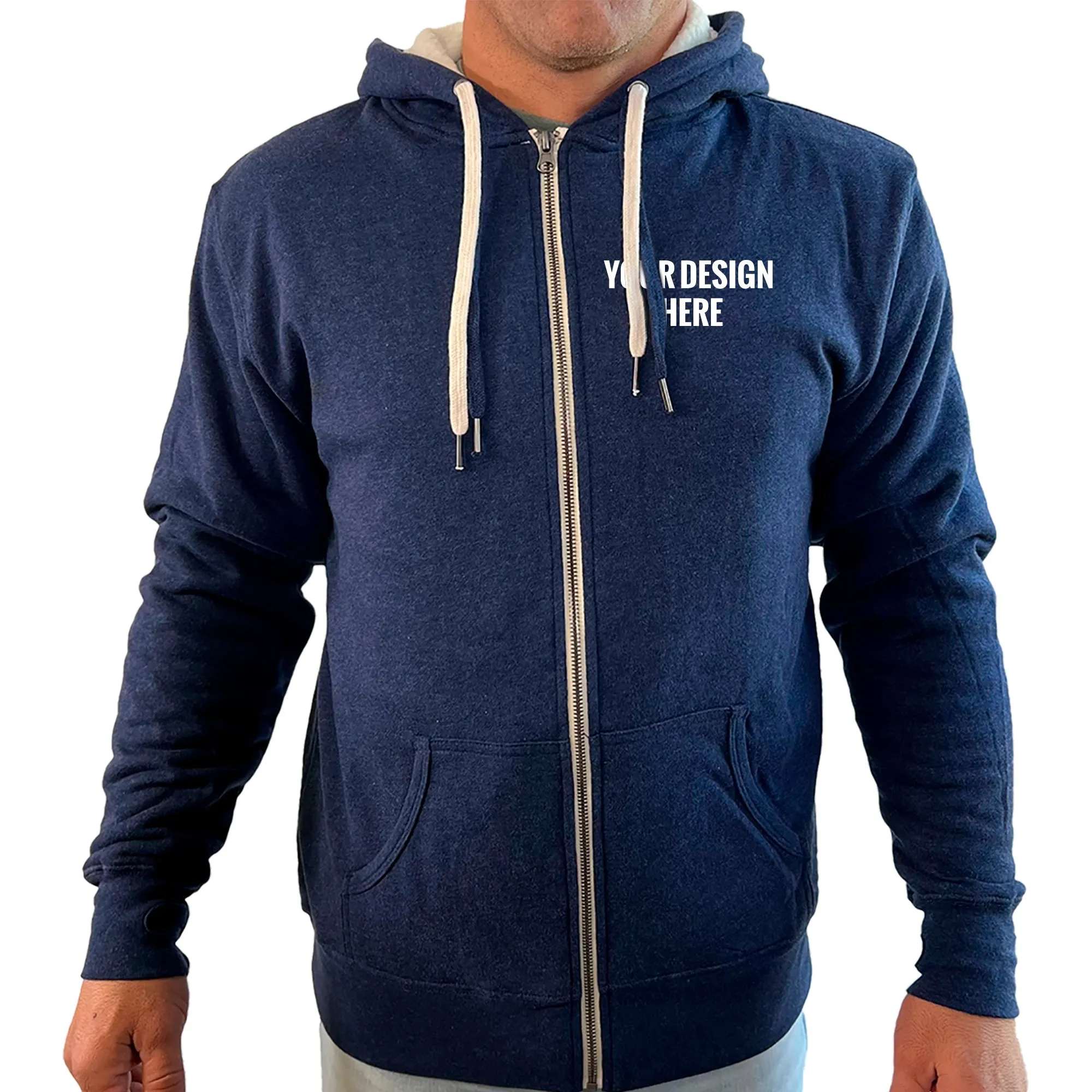 11th Dimension BJJ Academy Sherpa Lined Zip-Up Hoodie #792 C