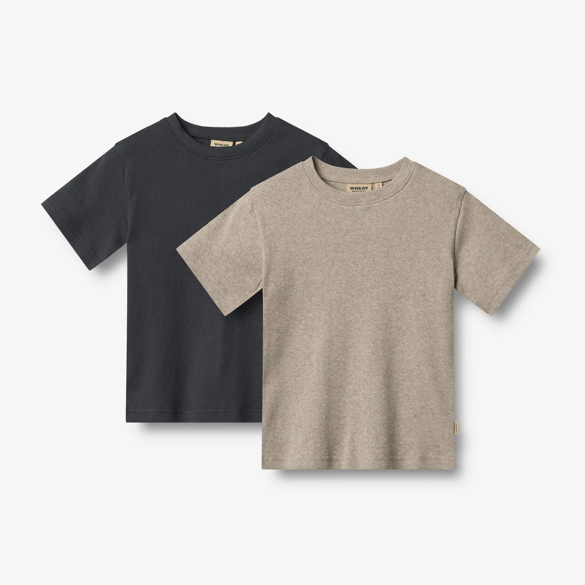 2 Rib T-shirt S/S Fabian - navy