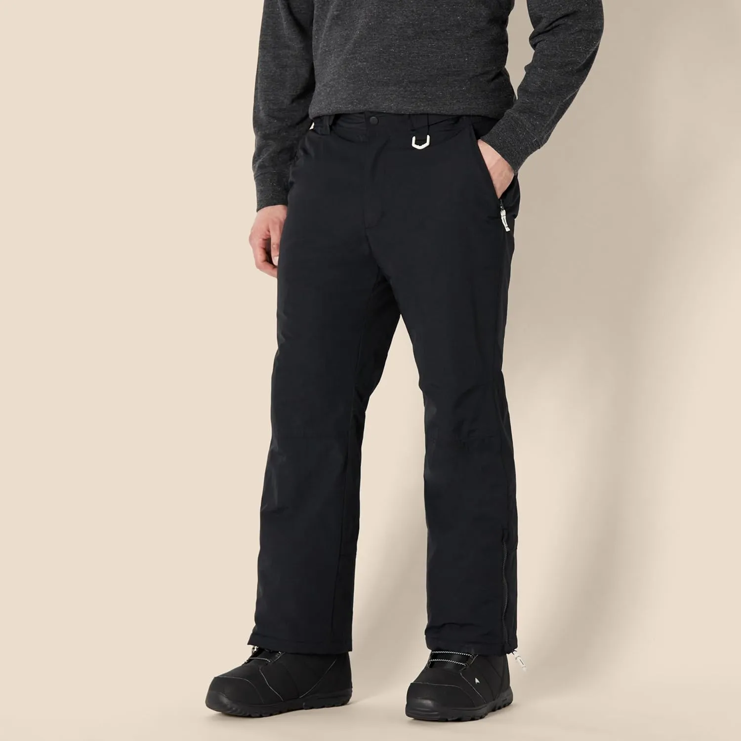 Amazon Essentials Men's Water-Resistant Insulated Snowboard Ski Snow Pant