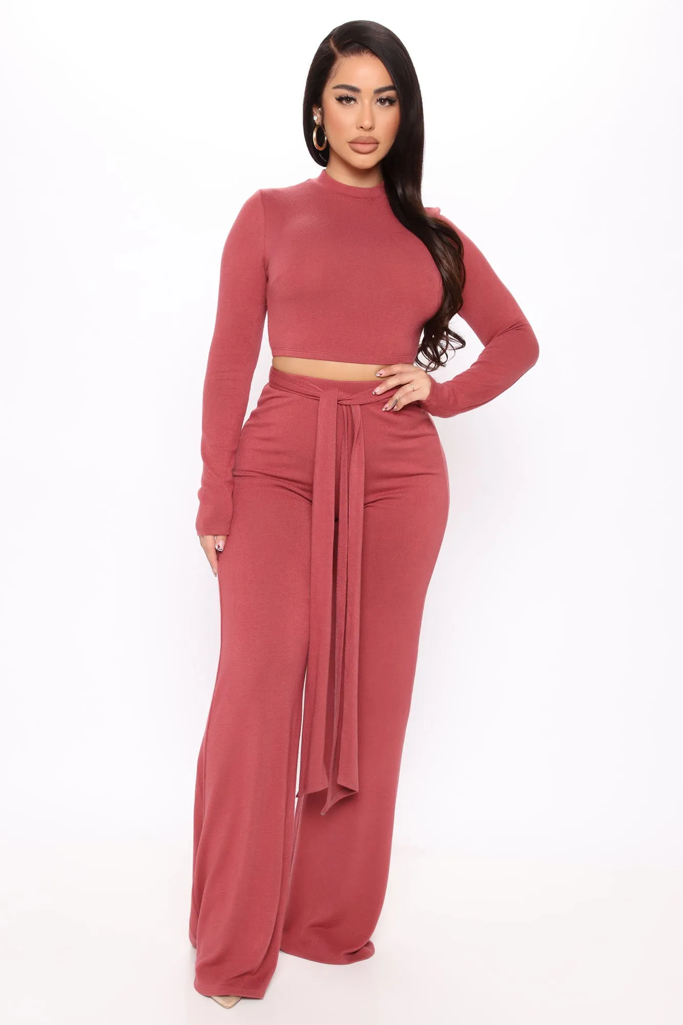 Anastasia Pant Set - Mauve