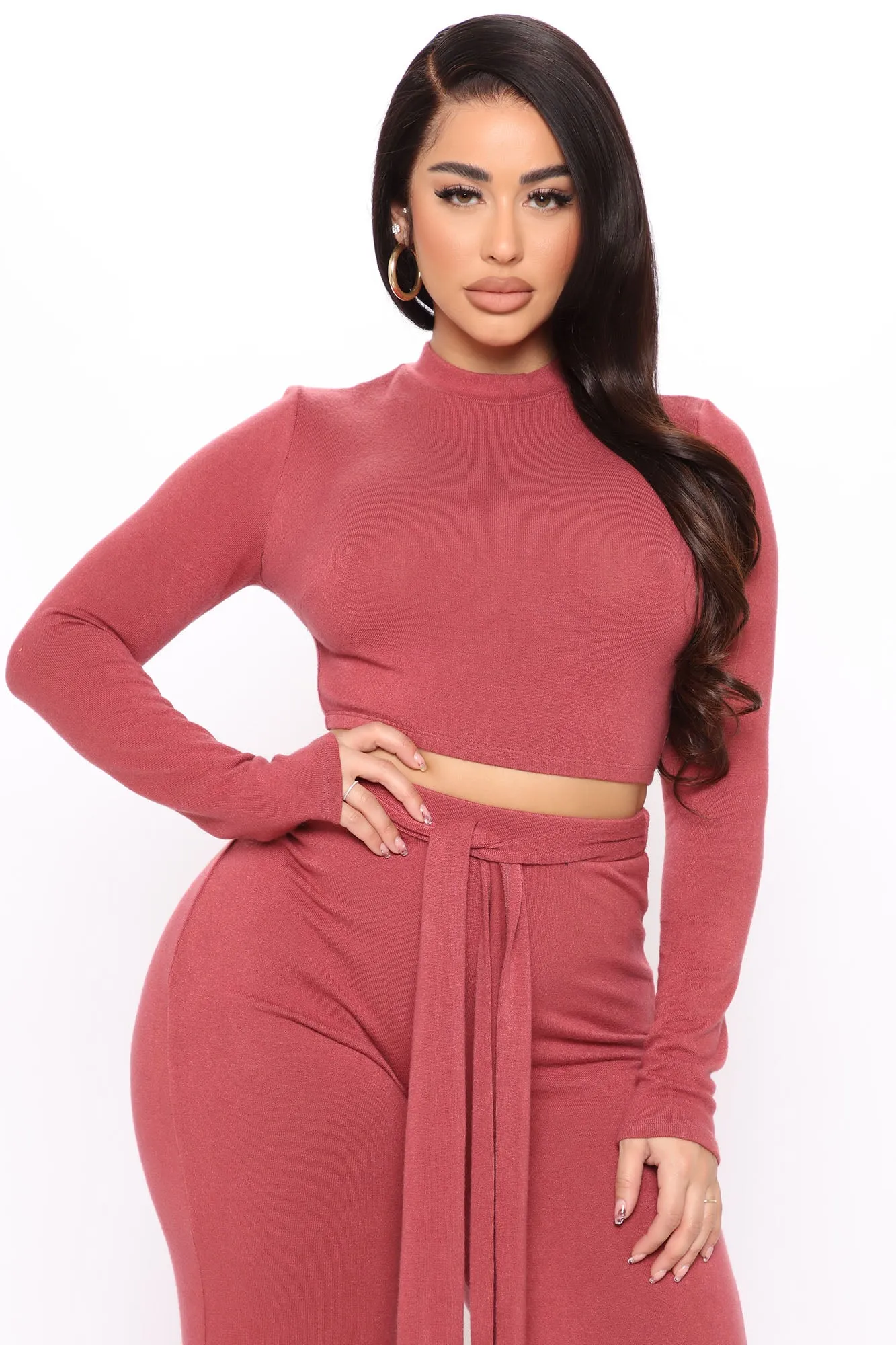 Anastasia Pant Set - Mauve