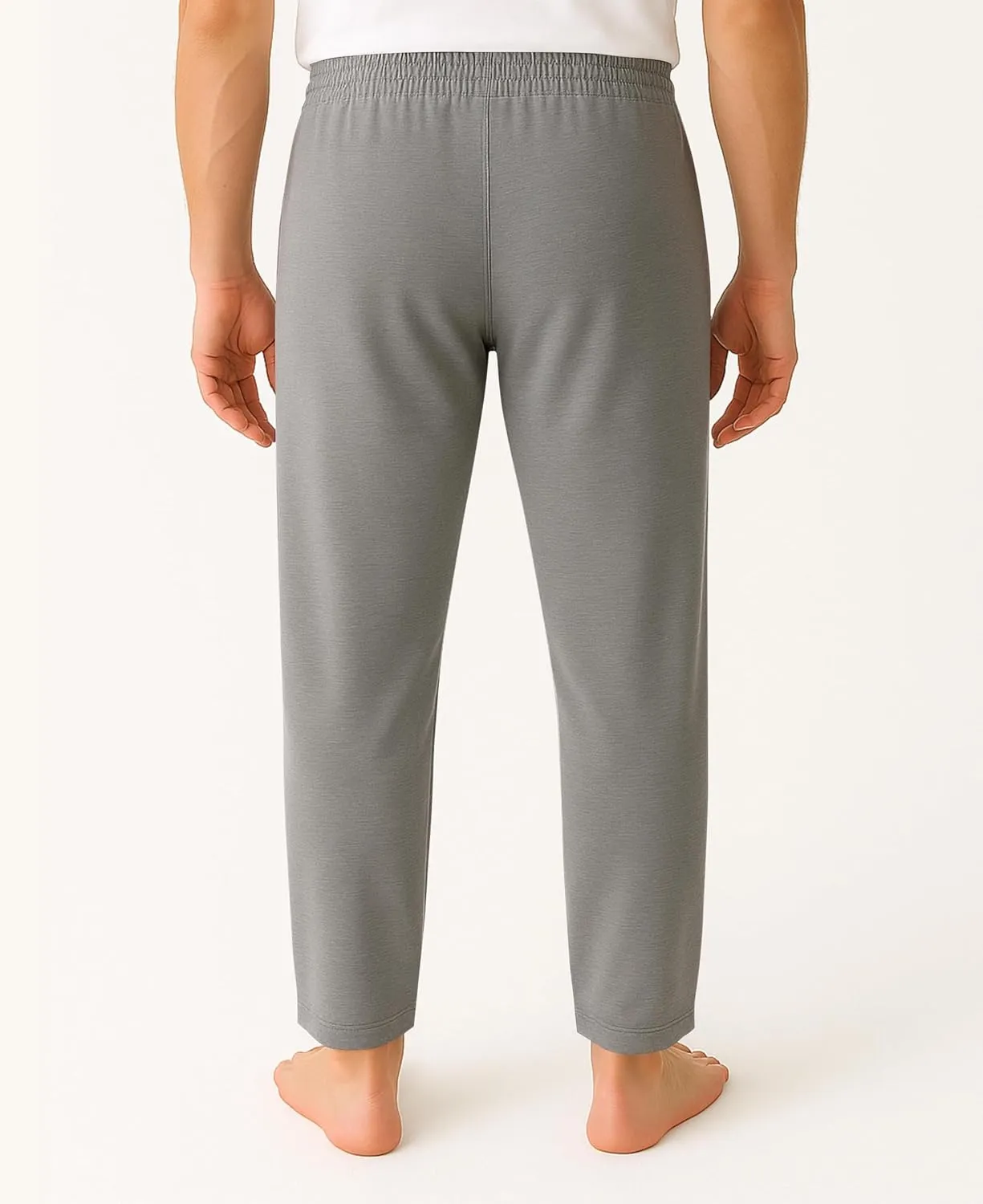 Andrew Scott Men's 6 Pack 100% Cotton Jersey Knit Yoga Lounge & Sleep Pajama Pants
