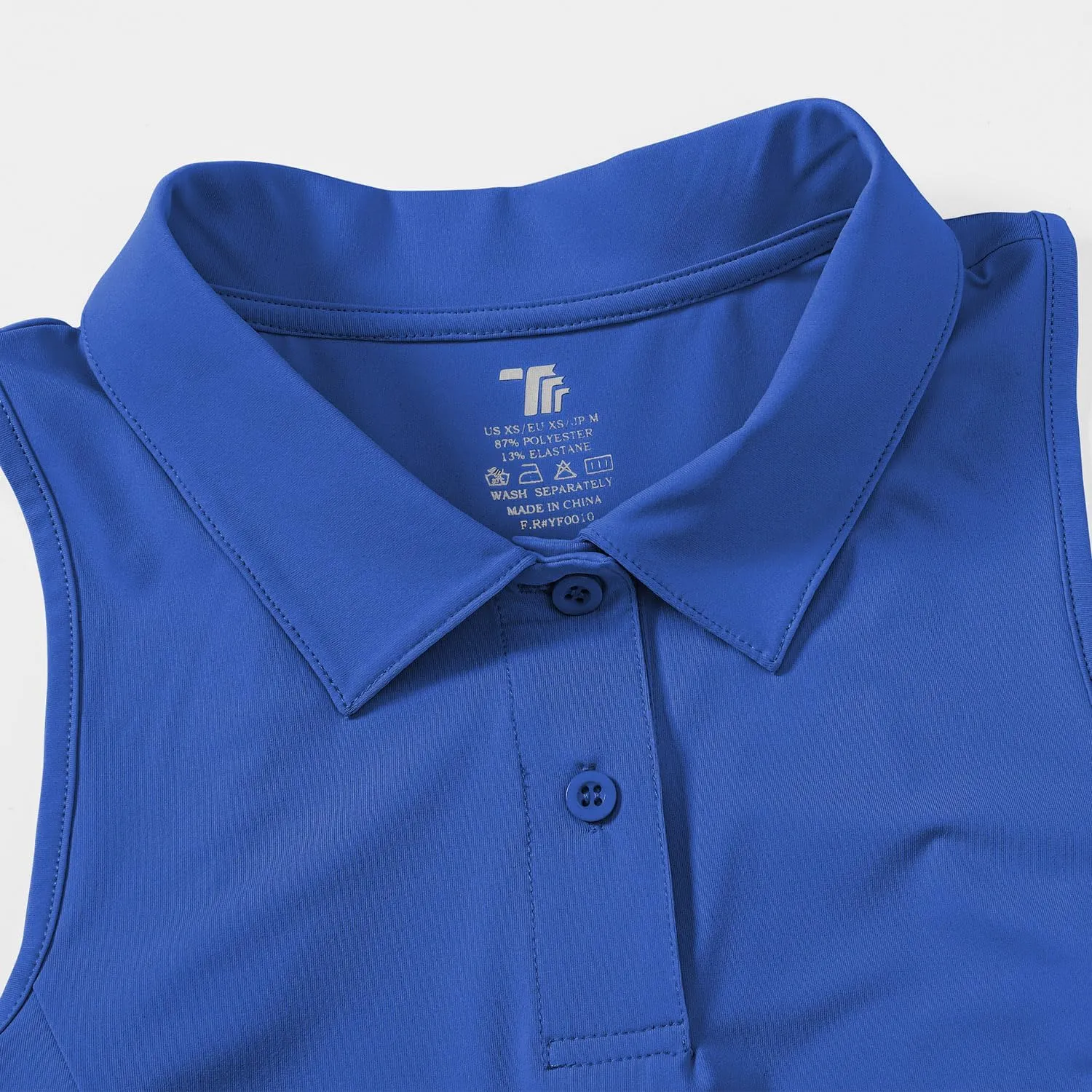 BASUDAM Women's Sleeveless Golf Shirts Back-Tuck UPF 50  Active Tennis T-Shirts Polo Tank Tops Quick Dry