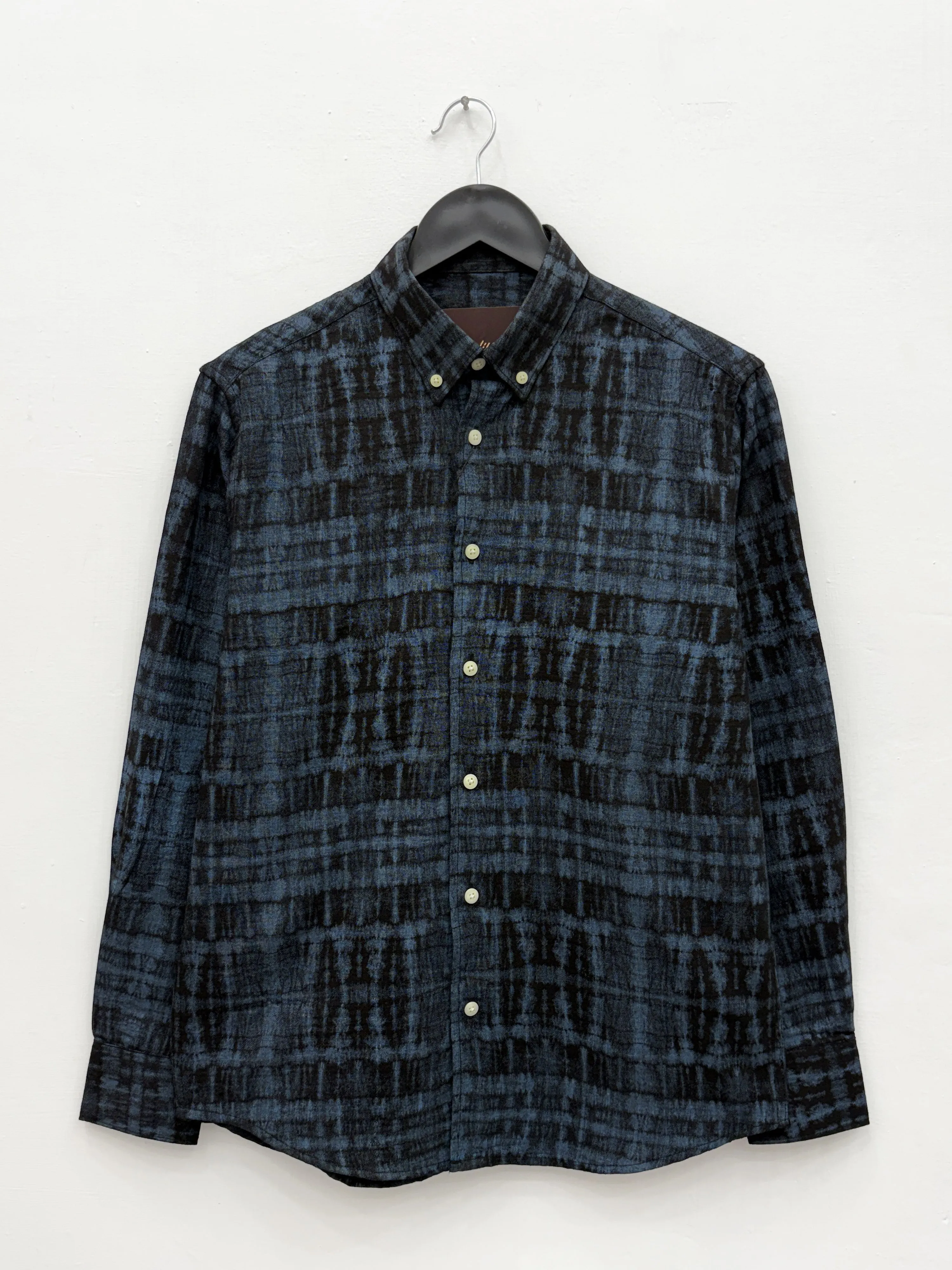 Black Blue IMP Abstract Printed Shirt