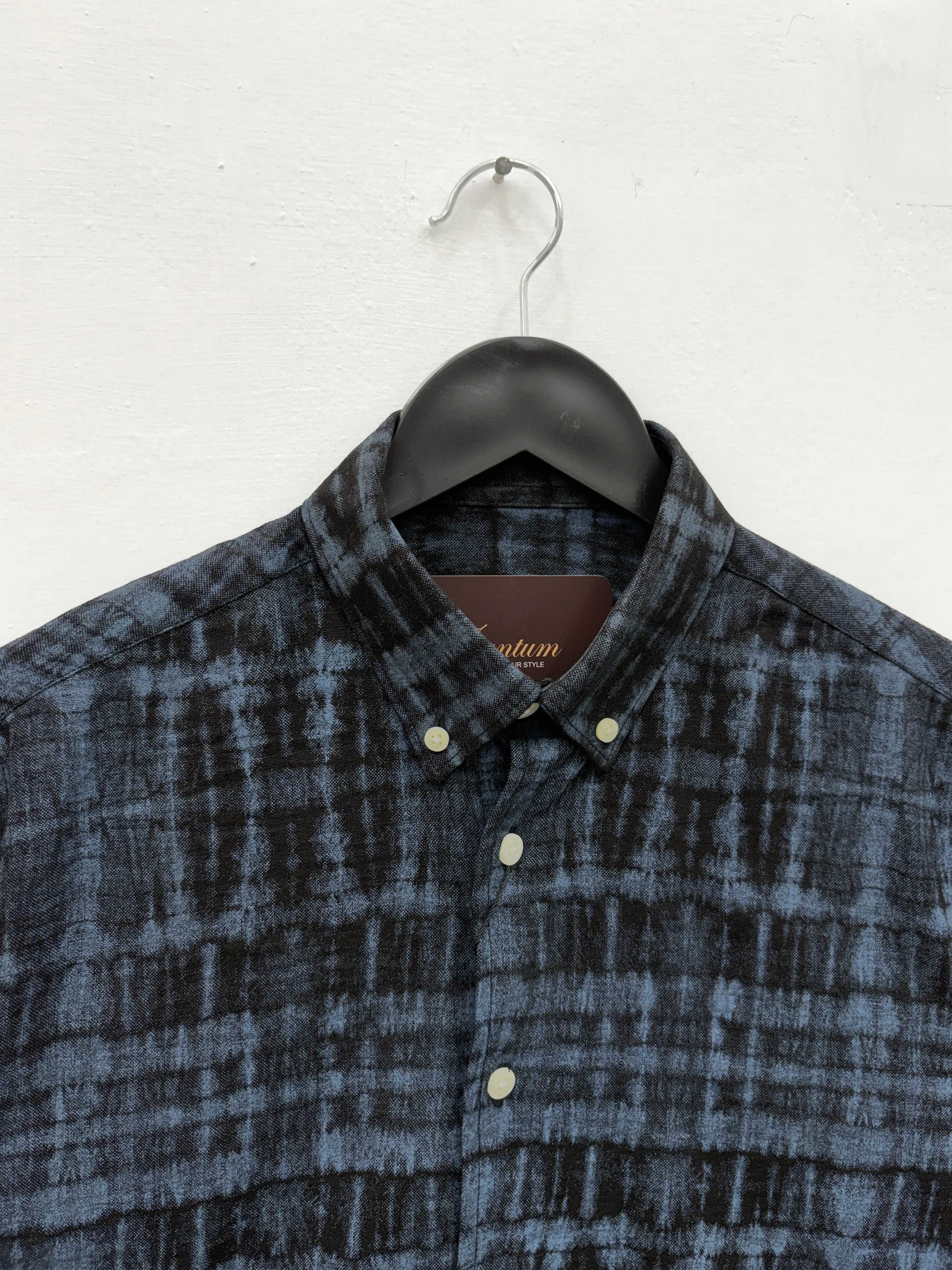 Black Blue IMP Abstract Printed Shirt