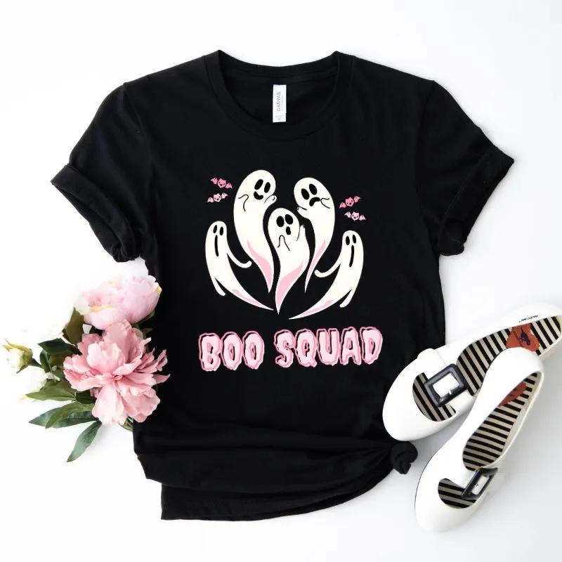 Boo Squad Halloween Design PNG Download