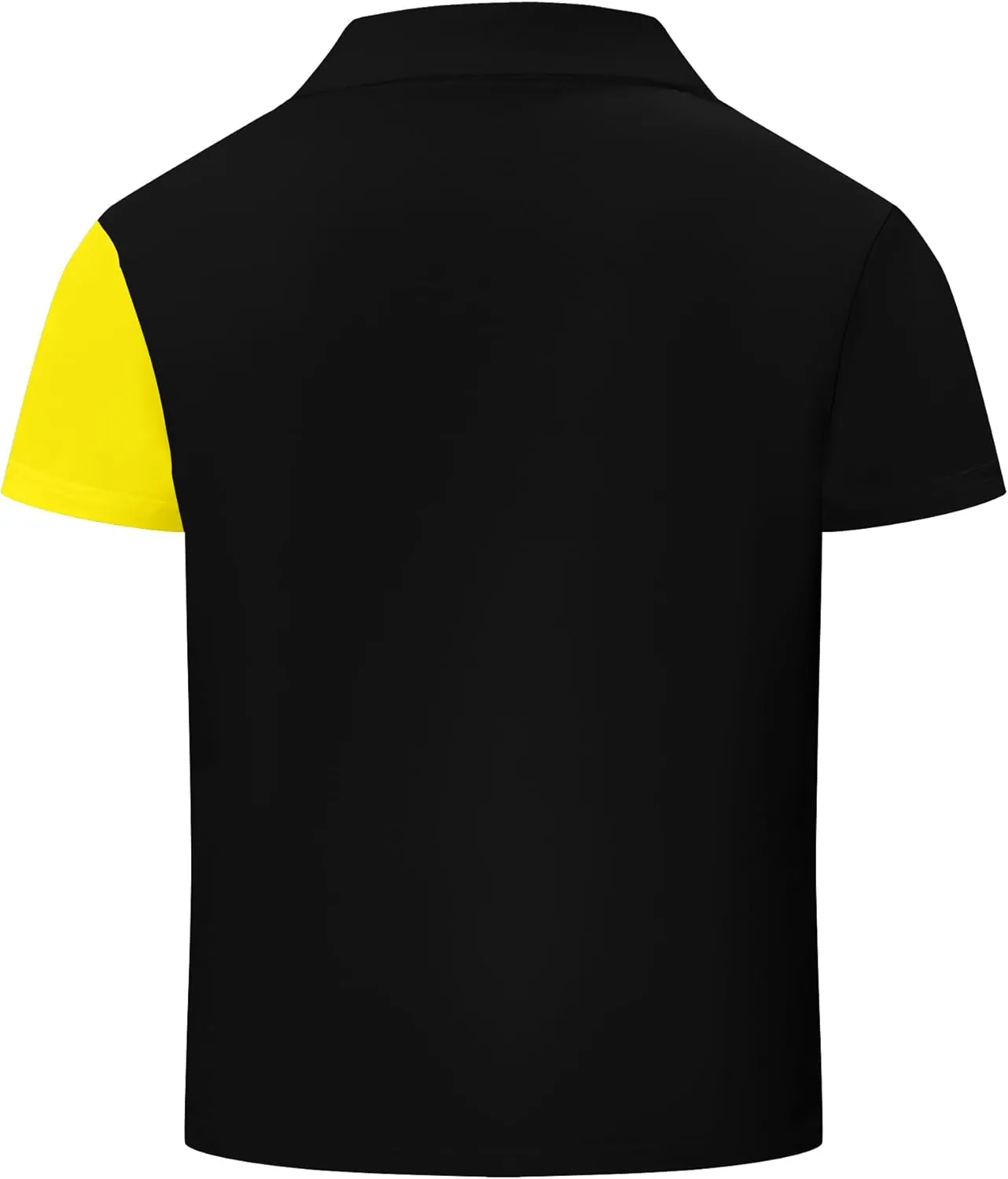 Boys Printed Polo Shirt Short Sleeve Stylish Moisture Wicking UPF 30  Performance Golf Shirts 7-16 Years