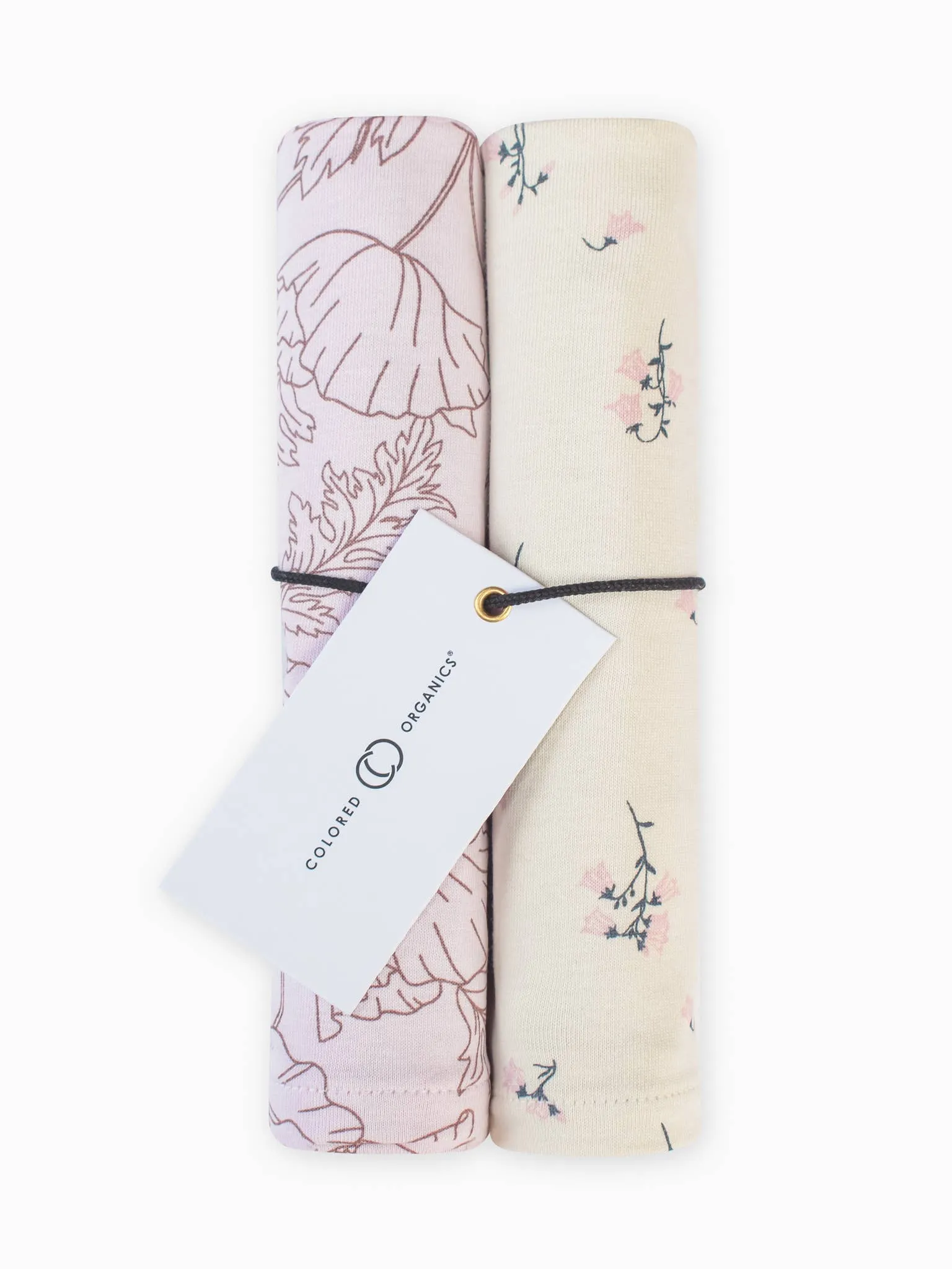 Burp Cloth (2-pack) - Poppy Floral and Bell Floral