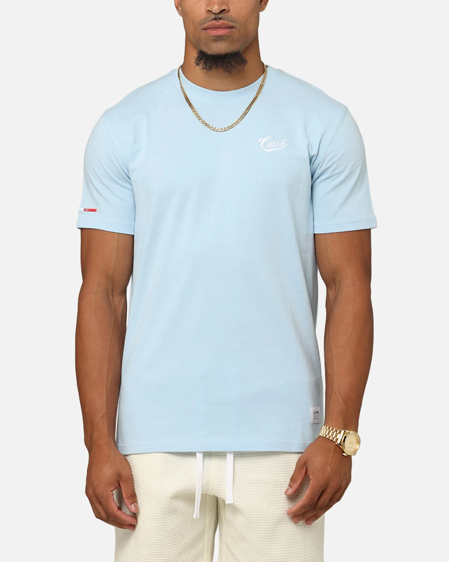 Carré Simplicité Classic Short Sleeve T-Shirt Light Blue