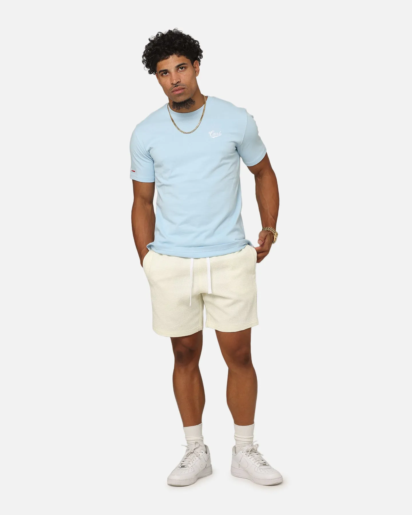 Carré Simplicité Classic Short Sleeve T-Shirt Light Blue