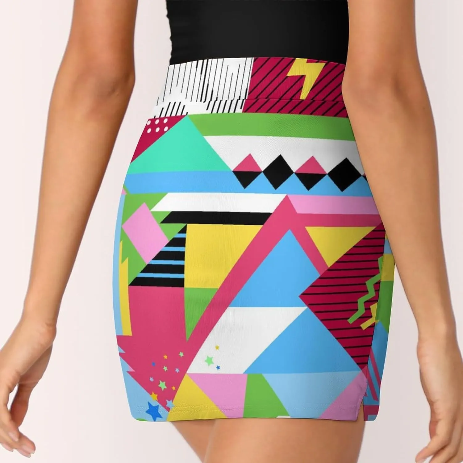 Colorful Flower Shorts Skirt Women Golf Skirt Tennis Skirt Mini Skirts High Waist Single Pocket Exercise Skorts