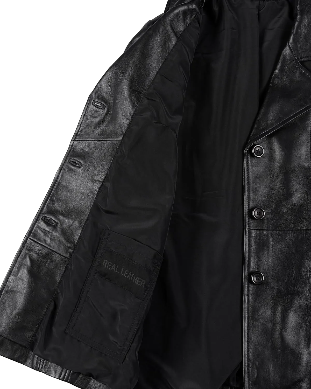 Decrum Leather Blazers for Women - Stylish Blazer Style Casual Real Lambskin Leather Jacket Women