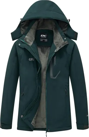 Diamond Candy Women's Winter Ski Jacket Hooded Windproof Warm Jackets Snow Waterproof Rain Coat