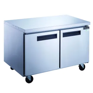 Dukers DUC48R 48'' Double Door Undercounter Refrigerator