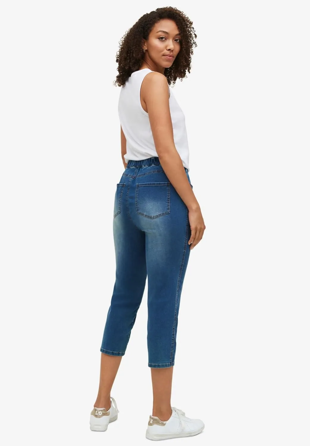 ellos Plus Size Capri Jegging