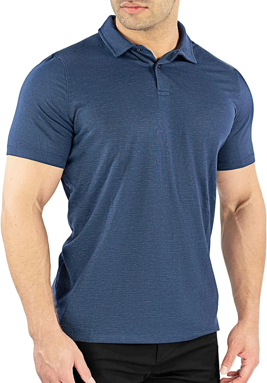 HydraVent Men's Polo Shirts - Quick Dry Athletic Short Sleeve Polo Shirt for Men