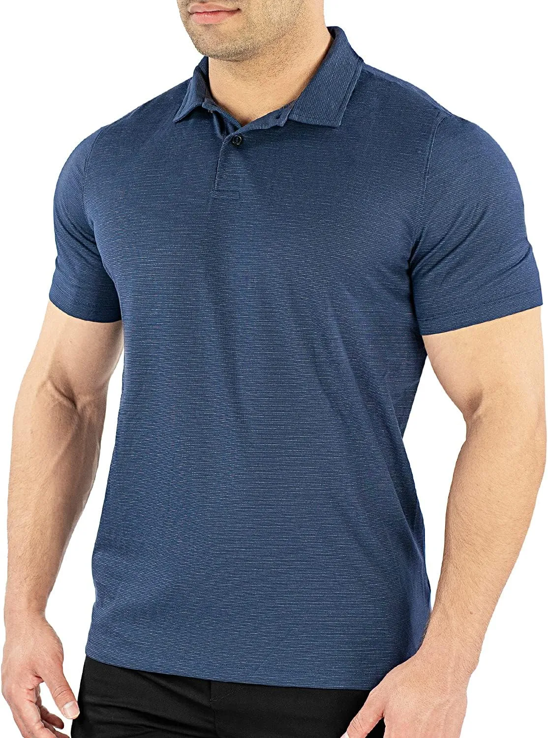 HydraVent Men's Polo Shirts - Quick Dry Athletic Short Sleeve Polo Shirt for Men