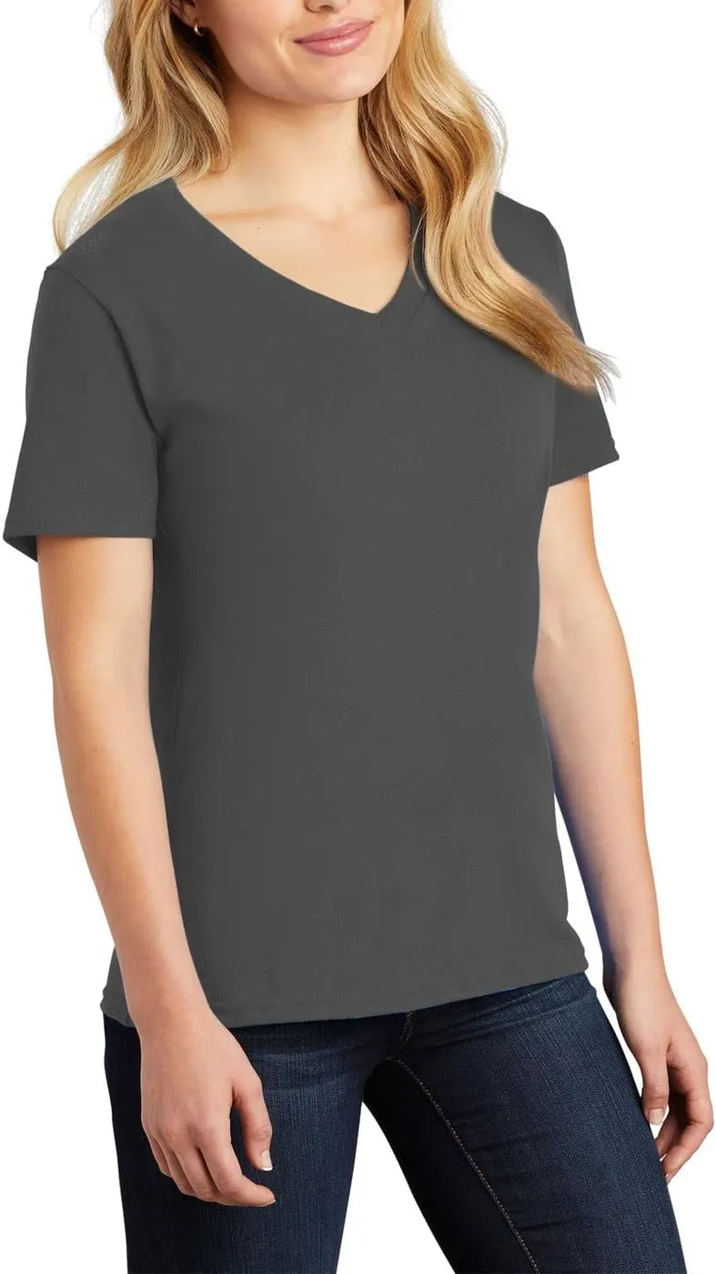 JustBlanks Womens 100% Cotton Tee Shirt Short Slevees Regular Fit Casual Core Cotton Tees for Women