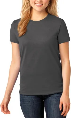 JustBlanks Womens 100% Cotton Tee Shirt Short Slevees Regular Fit Casual Core Cotton Tees for Women
