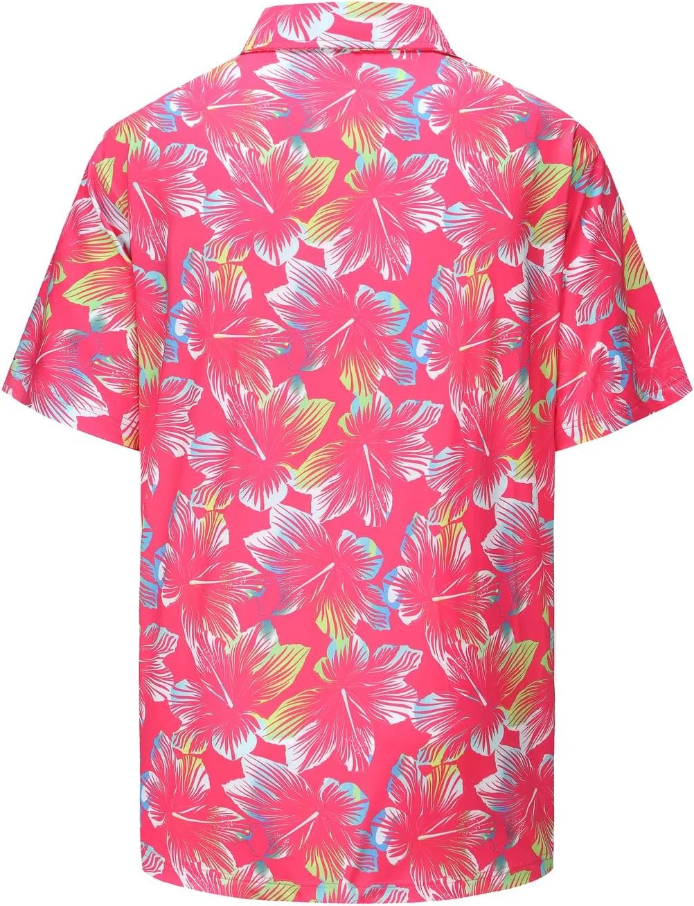 MAZEL Moisture Wicking Golf Polo Shirts for Men Dry Fit Performance Print Short Sleeve Golf Shirts