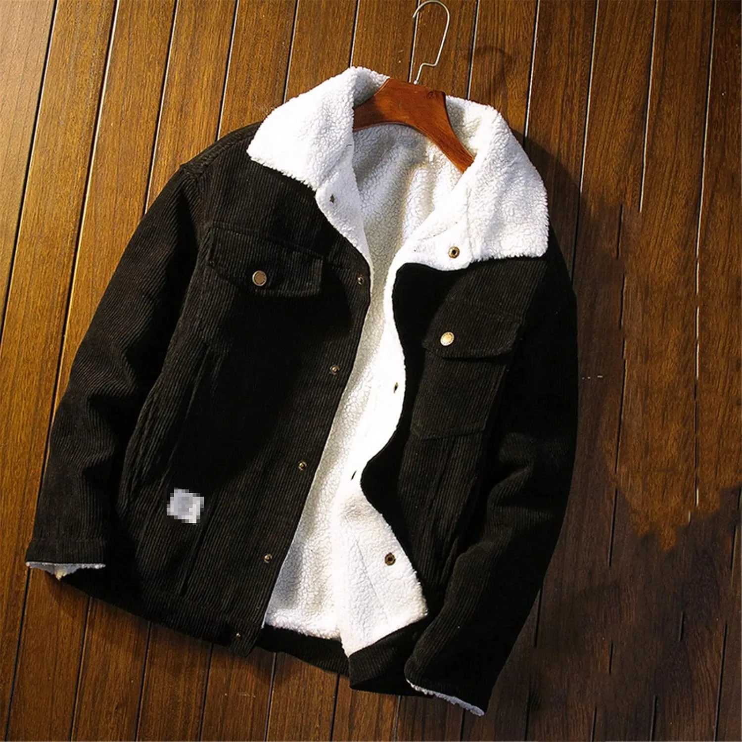 Men's Jackets And Coats Fashion Warm Corduroy Thick Coats Winter Men's Down Jackets Men's Cotton Coats
