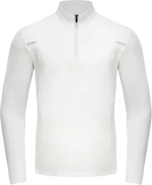 Men's Quarter Zip Athletic Shirt, Long Sleeve Performance Pullover, Quick Dry Running Cycling Workout Top Athletic Shirts