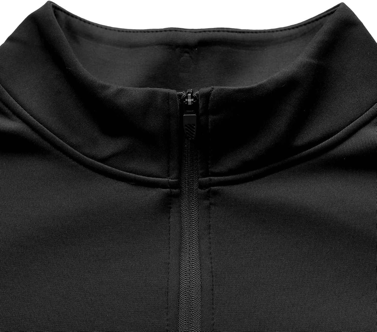 Men's Quarter Zip Athletic Shirt, Long Sleeve Performance Pullover, Quick Dry Running Cycling Workout Top Athletic Shirts
