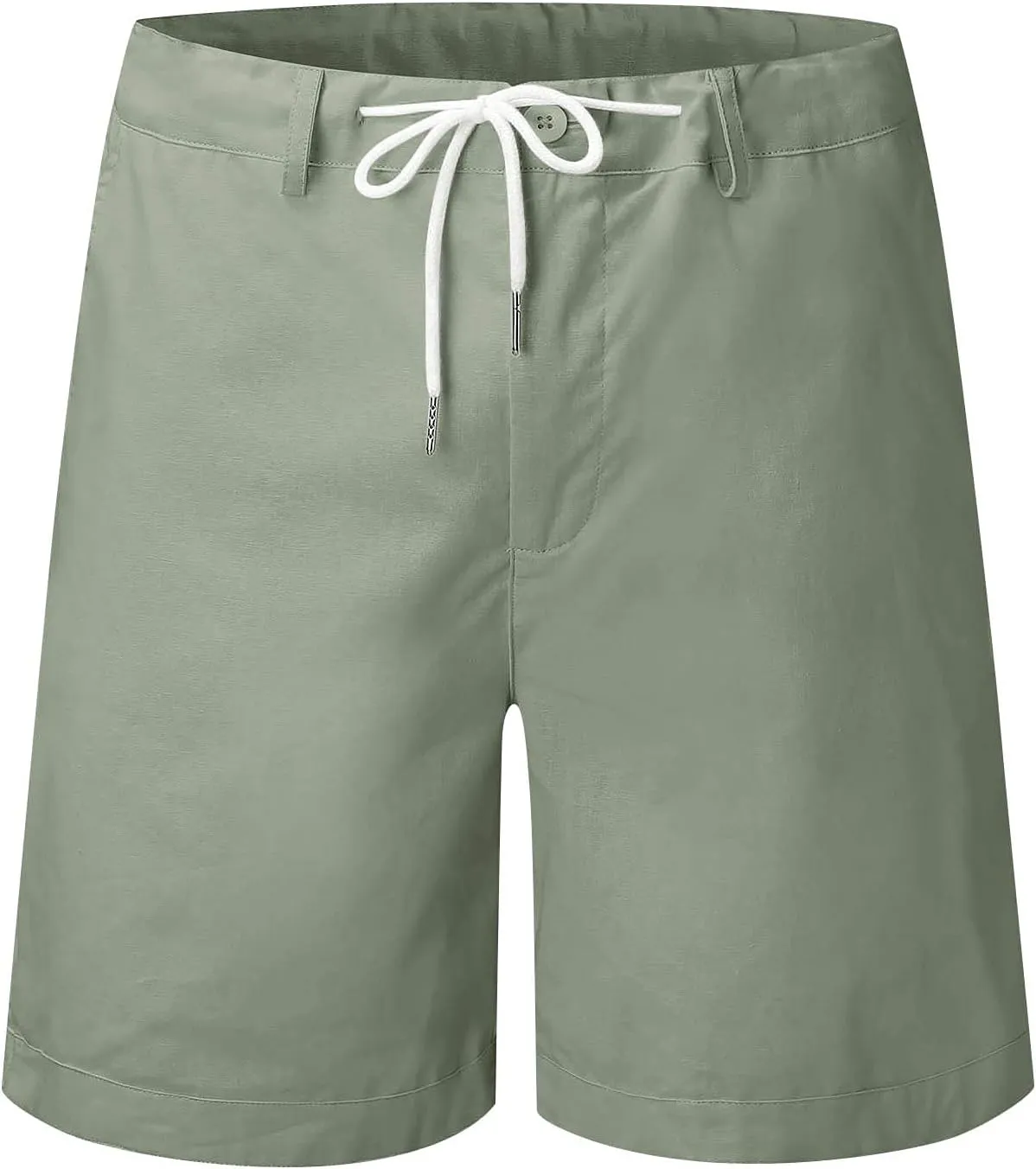 Mens Quick Dry Slim Fit Swim Shorts Elastic Waist Drawstring Summer Trunks with Multi-Pockets Square Leg Board Short