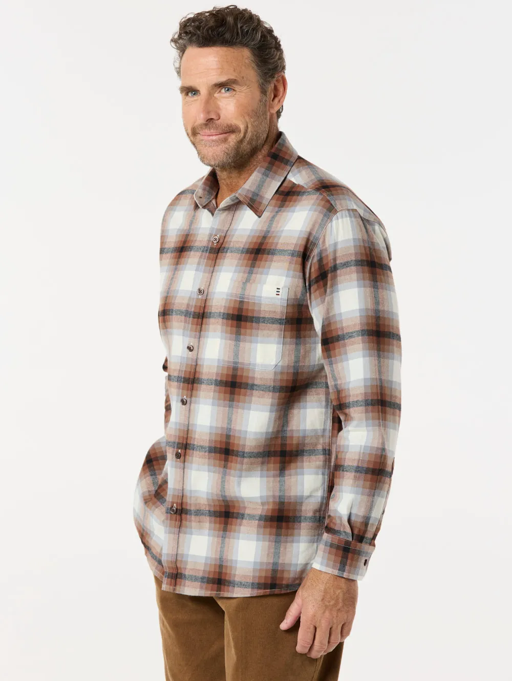Montez Cotton Brush Shirt