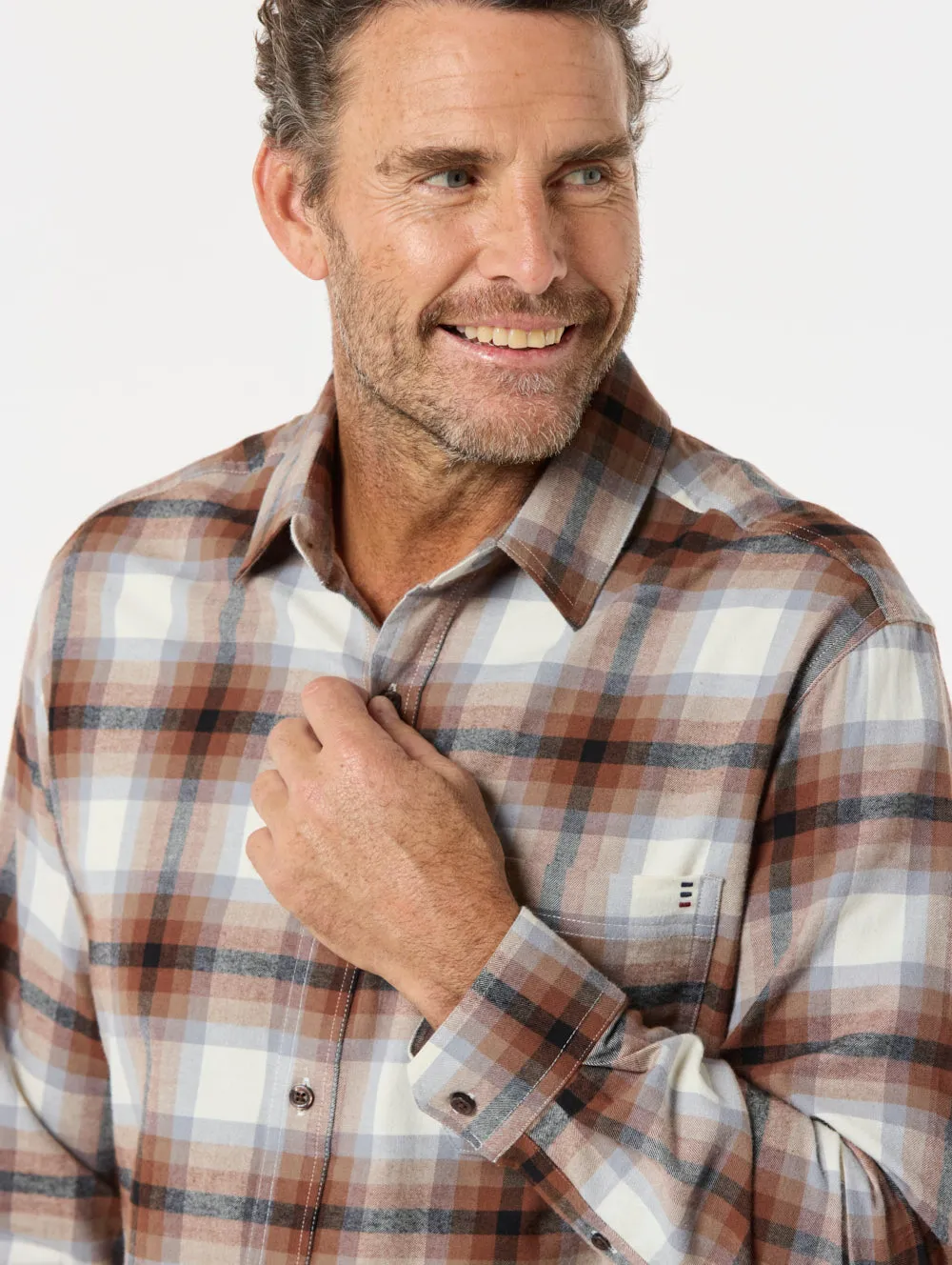Montez Cotton Brush Shirt