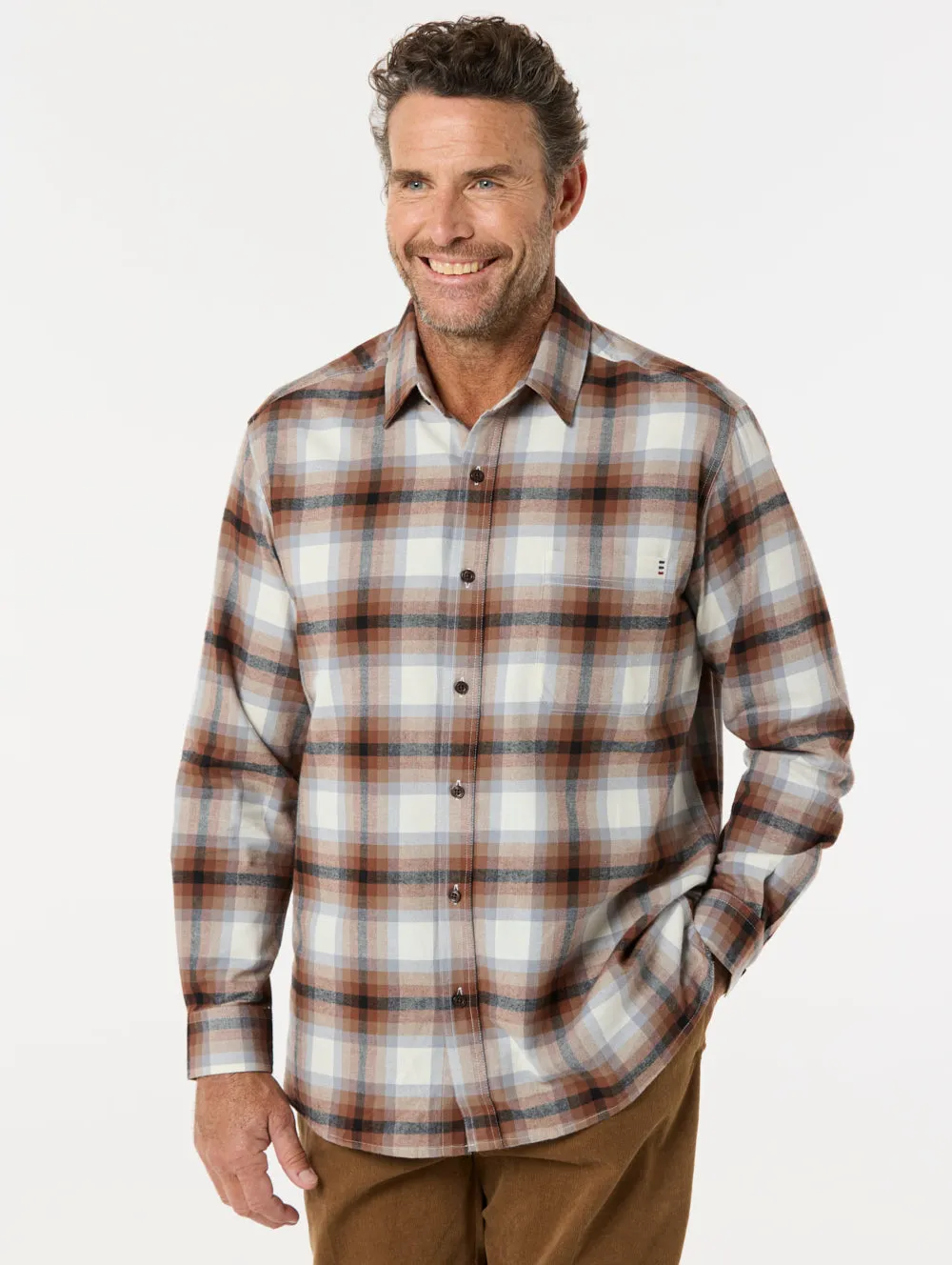Montez Cotton Brush Shirt