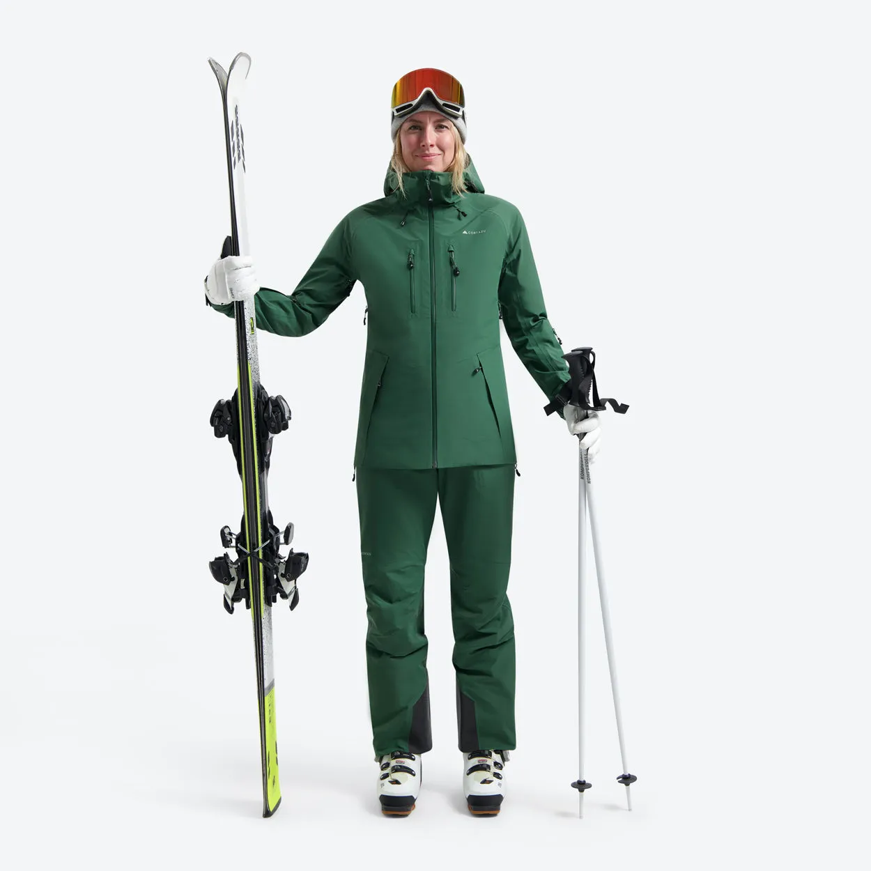 Mountain Hardshell Jacket Dark Green | Womens