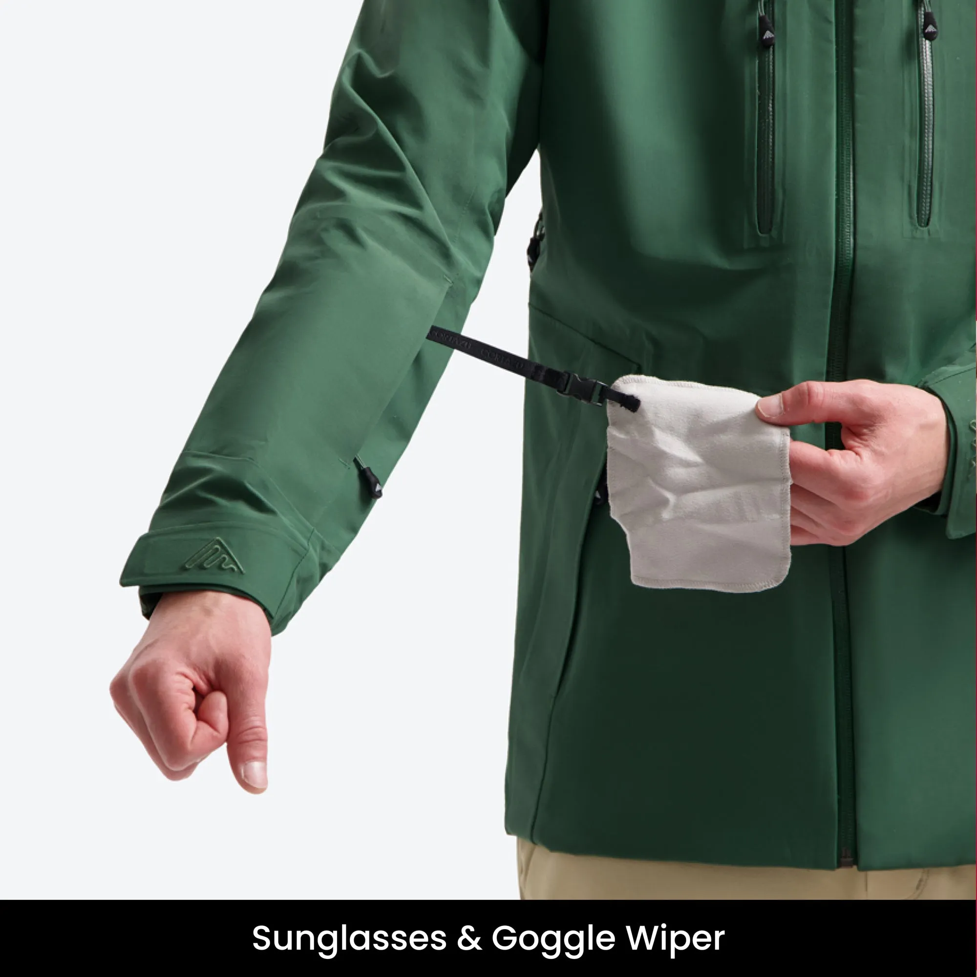Mountain Hardshell Jacket Dark Green | Womens