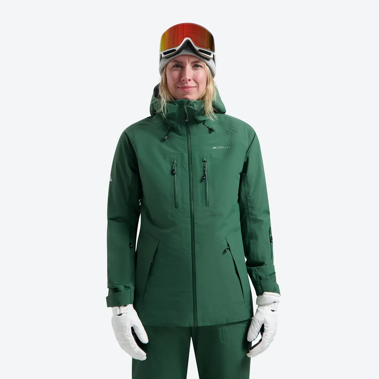 Mountain Hardshell Jacket Dark Green | Womens