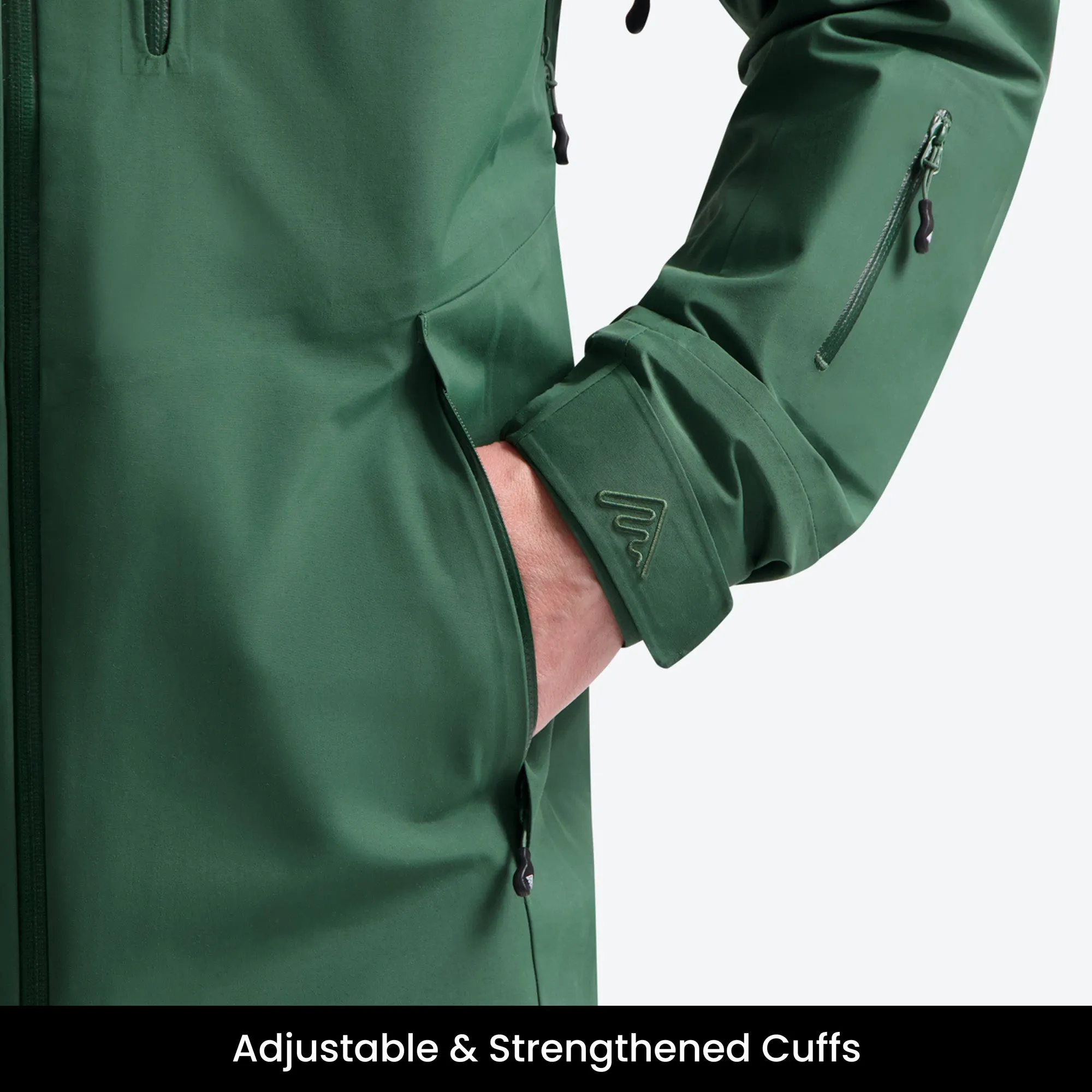 Mountain Hardshell Jacket Dark Green | Womens
