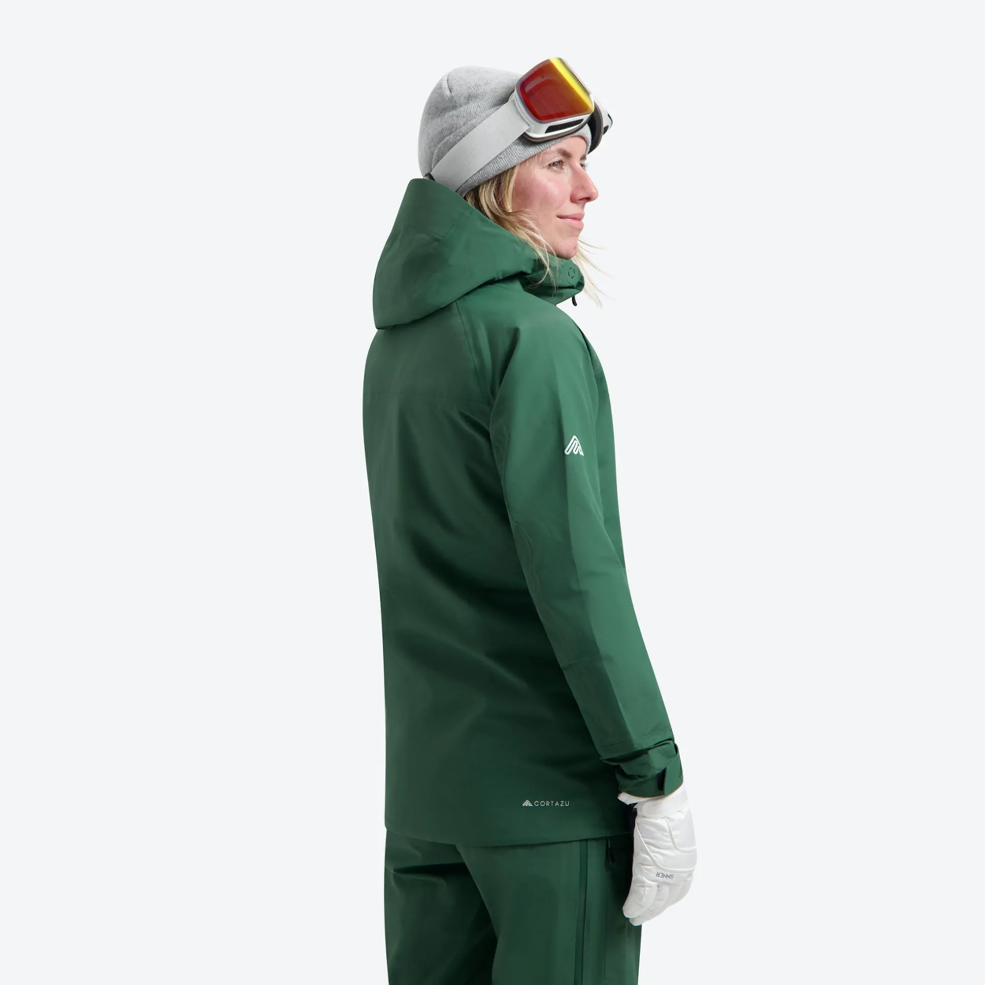 Mountain Hardshell Jacket Dark Green | Womens