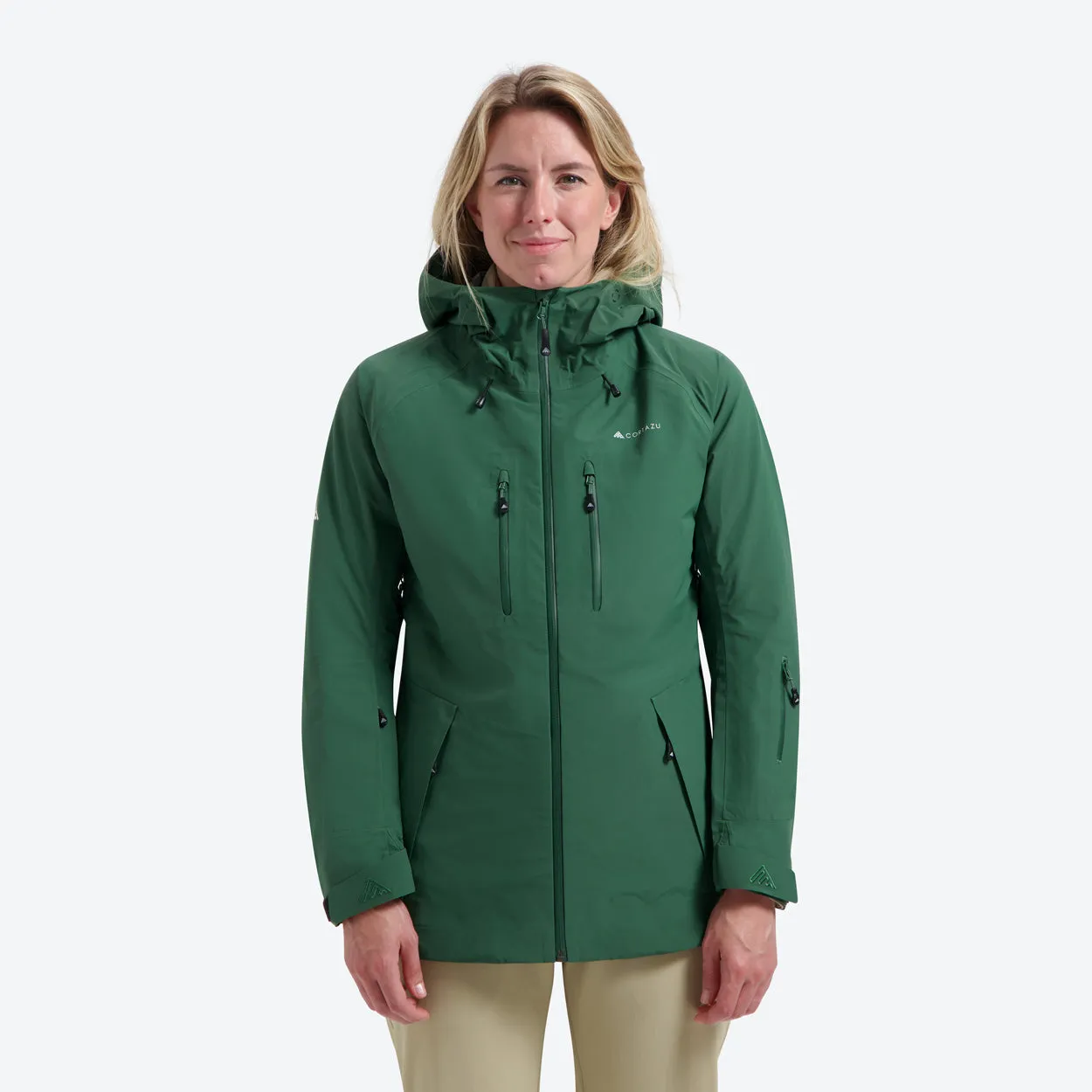 Mountain Hardshell Jacket Dark Green | Womens