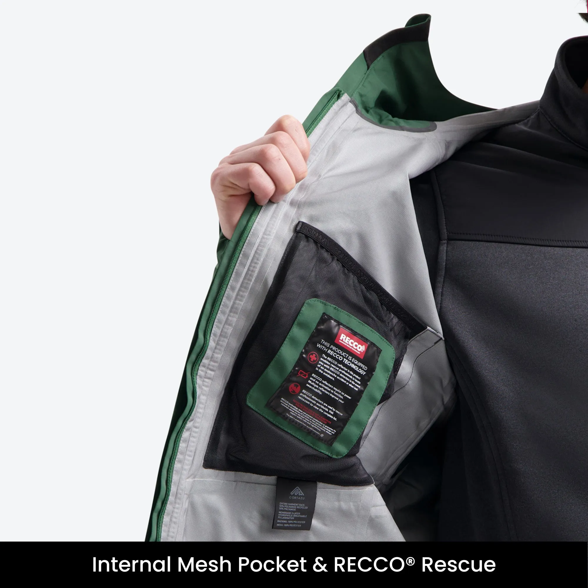 Mountain Hardshell Jacket Dark Green | Womens