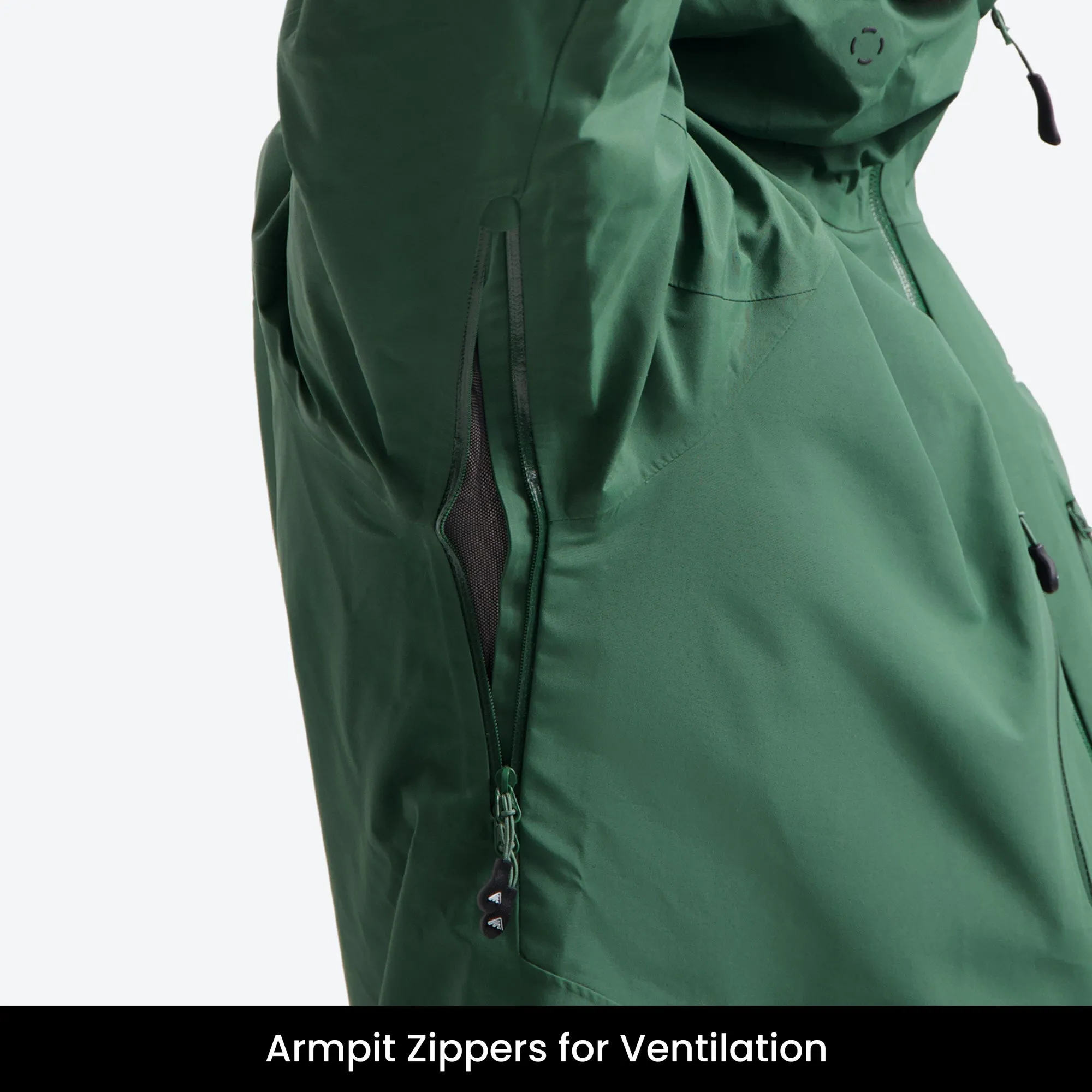 Mountain Hardshell Jacket Dark Green | Womens