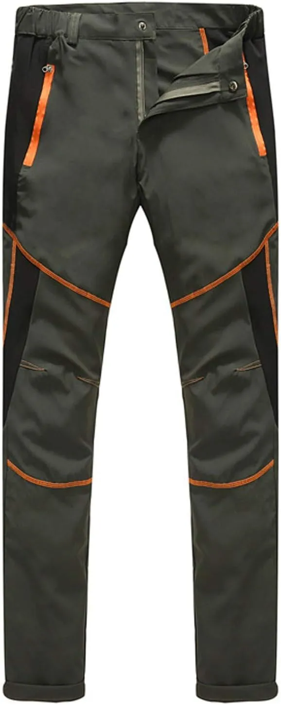 Pants For Men Men's Waterproof Pants Fashion Splice Windproof Trousers Softshell Outdoor Hiking Trousers Cargo Pants