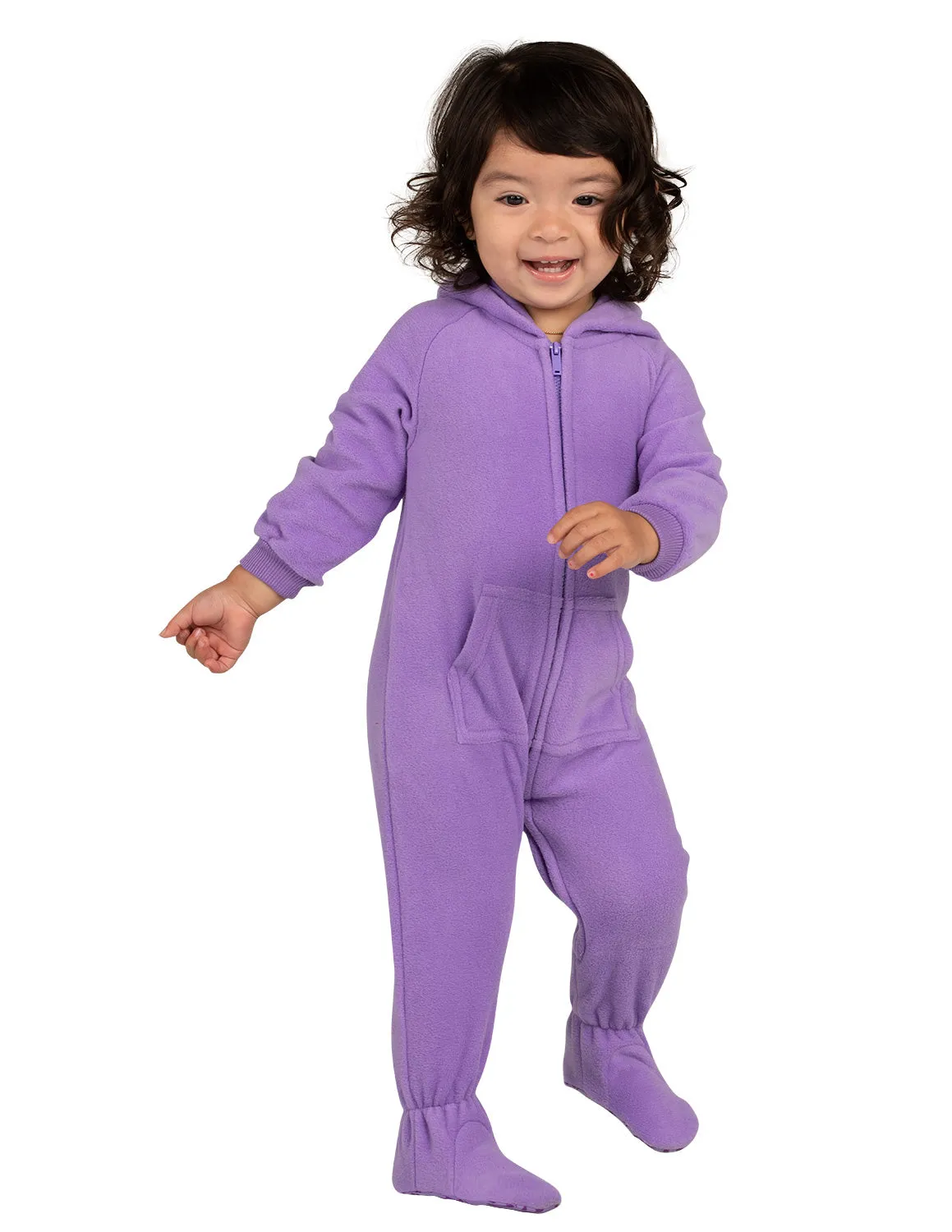 Purple Rain Infant Hoodie Fleece Onesie