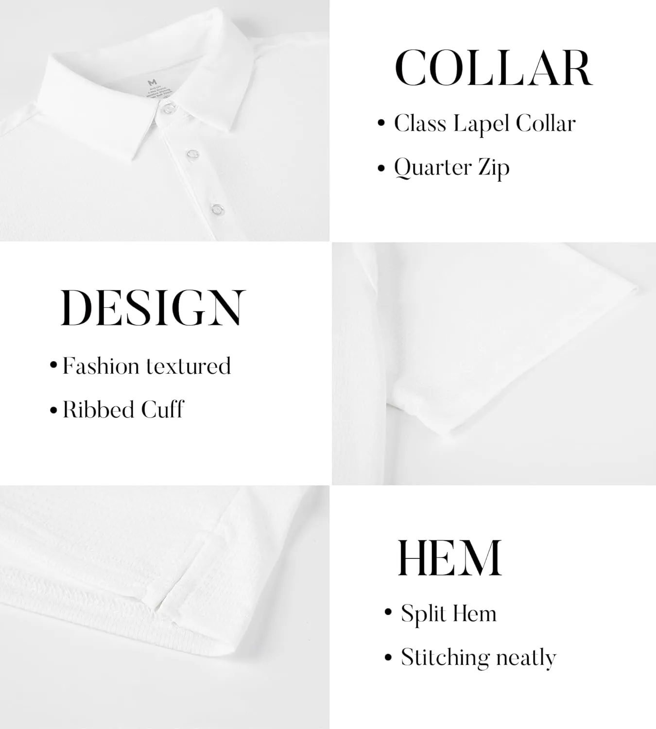SAMERM Golf Shirts for Men Dry Fit Short Sleeve Moisture Wicking Casual Solid Stylish Mens Polo Shirts