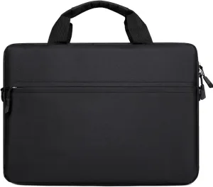 Sleek Protective Laptop Sleeve with Shoulder Strap for 14/15.6 Inch Notebooks Case Bag for Daily Use and Business Trips, Black