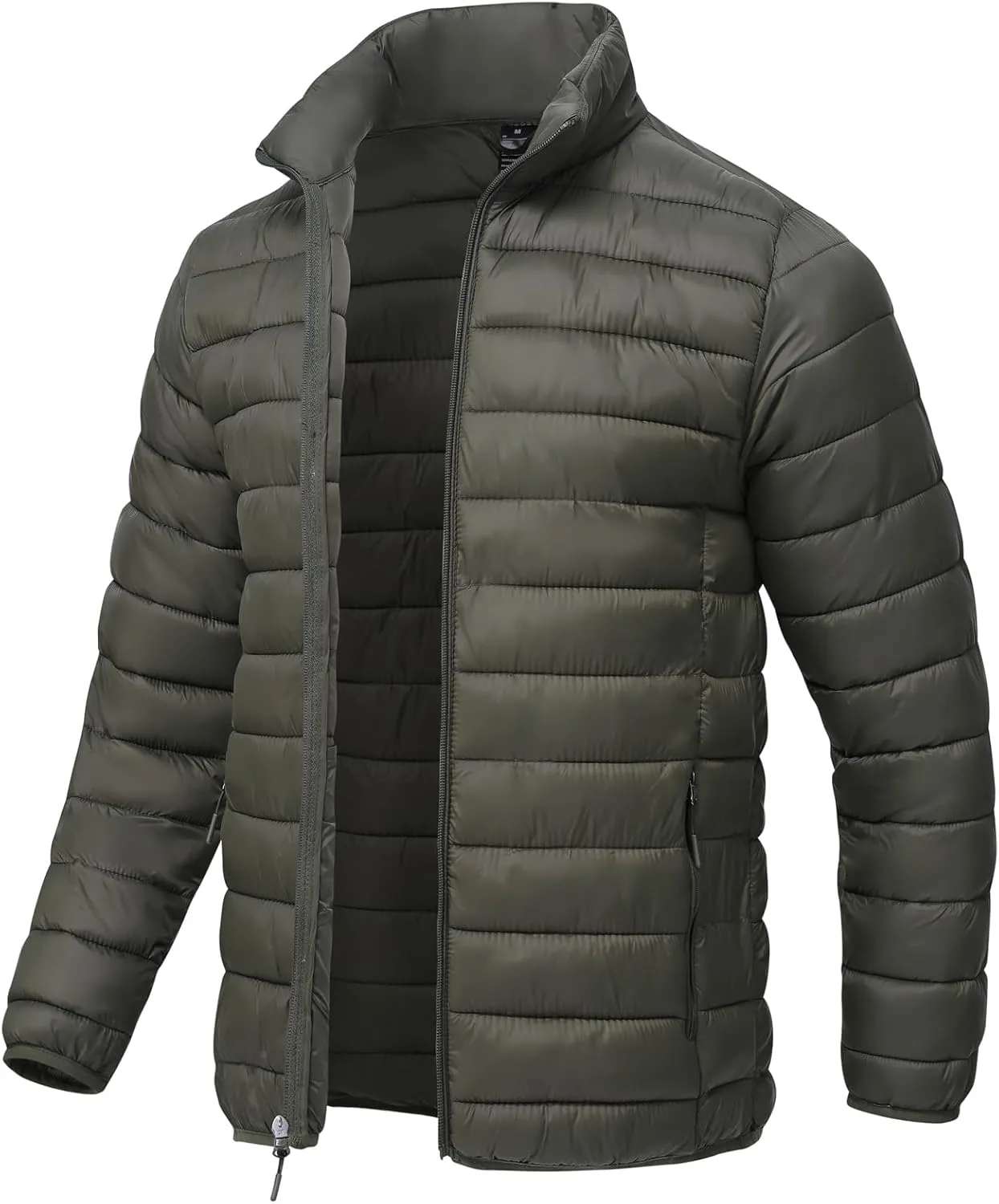 SPOSULEI Men Puffer Down Jacket Packable Lightweight Winter Jackets Coats Outdoor Waterproof Insulated Jackets