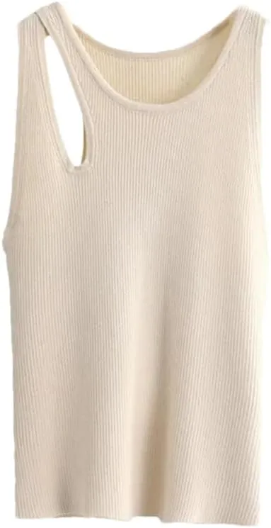 Tank Top for Women Camisole Tops for Women Knitted Tanks Camis for Women Tops Vest Crop Tees