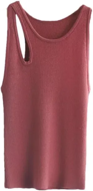 Tank Top for Women Camisole Tops for Women Knitted Tanks Camis for Women Tops Vest Crop Tees