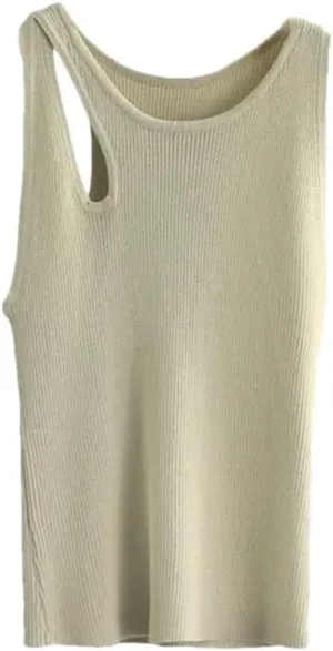 Tank Top for Women Camisole Tops for Women Knitted Tanks Camis for Women Tops Vest Crop Tees