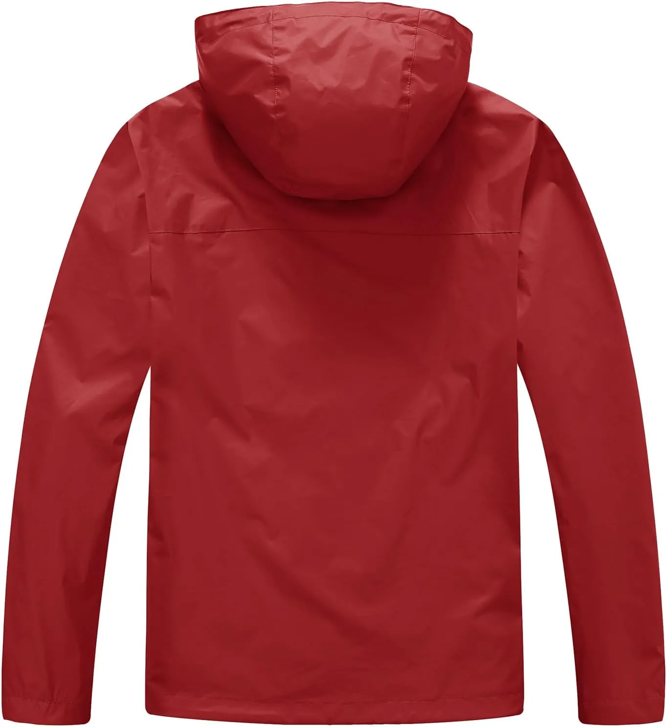 TBMPOY Men's Lightweight Rain Jackets Waterproof Raincoat with Hood Running Cycling Hiking Outdoor Windbreaker