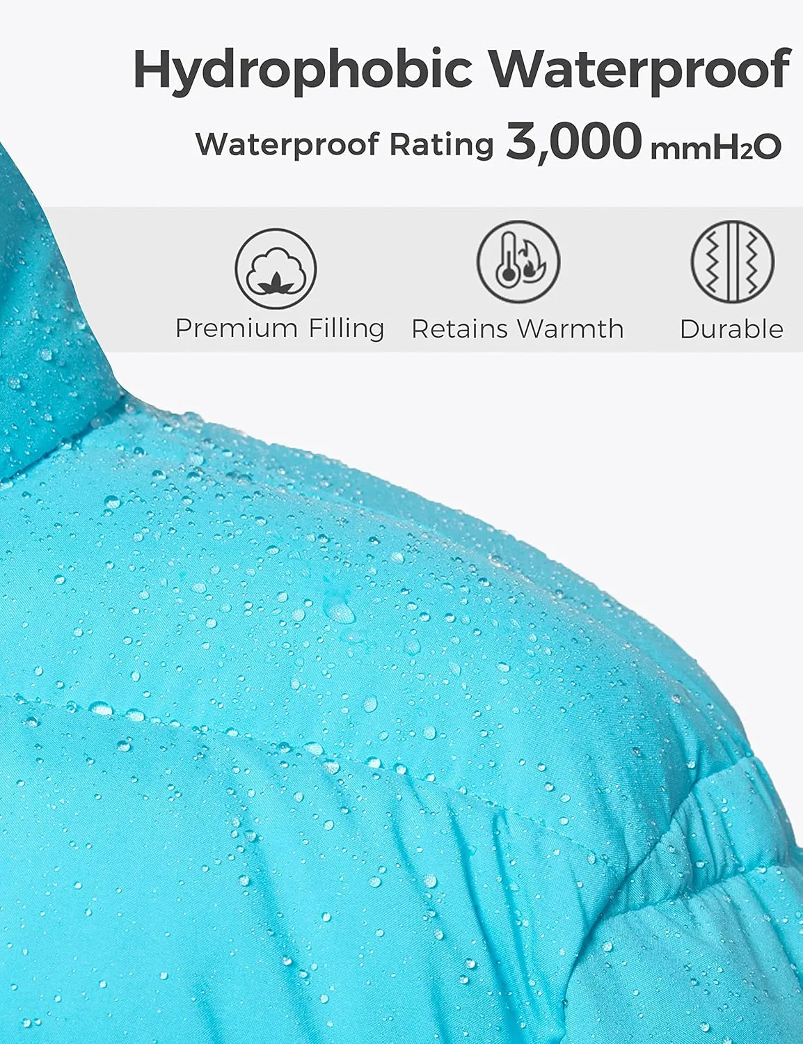 wantdo Women's Plus Size Lightweight Jackets Full-Zip Quilted Warm Jacket with Hood