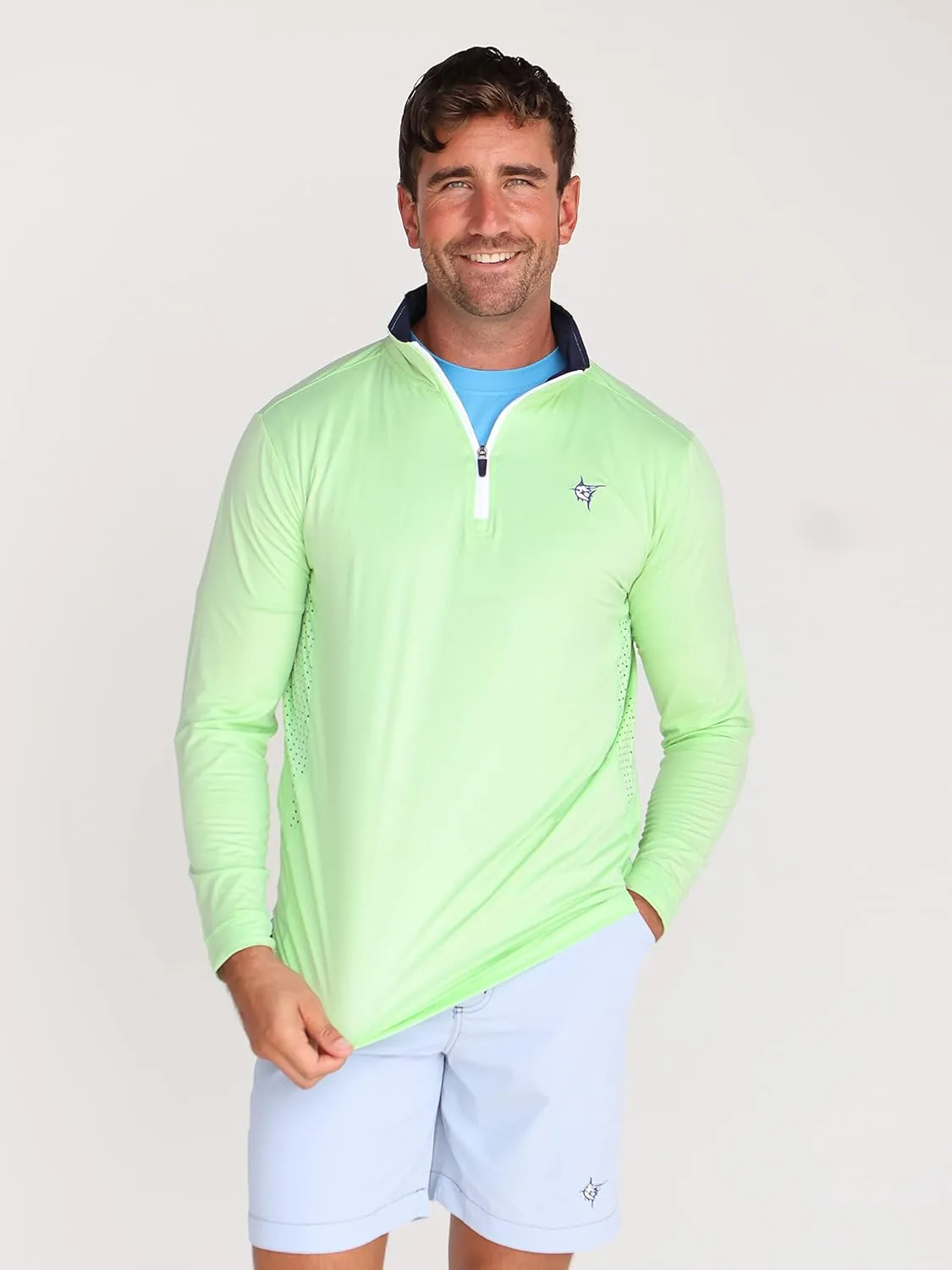 White Water Monterey Light Weight Performance 1/4 Zip Pullover